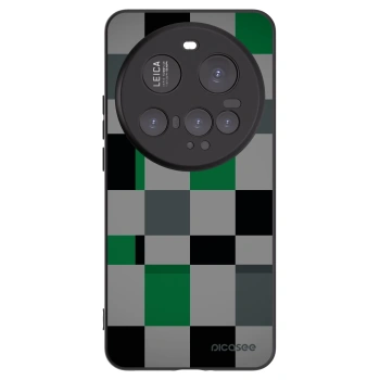Picasee crna silikonska maskica za Xiaomi 15 Ultra - Block Grid