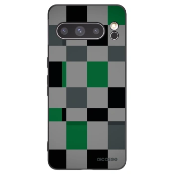 Picasee crna silikonska maskica za Google Pixel 8 Pro - Block Grid