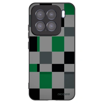 Picasee crna silikonska maskica za Xiaomi 15 - Block Grid