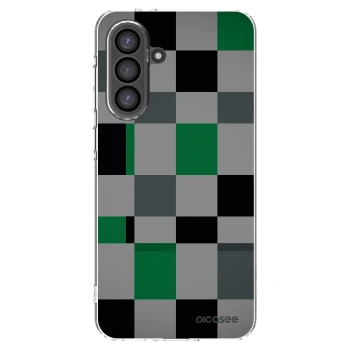 Picasee silikonska prozirna maskica za Samsung Galaxy A36 5G - Block Grid