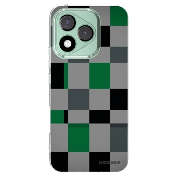 Picasee silikonska prozirna maskica za Honor 400 Lite 5G - Block Grid