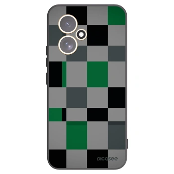 Picasee crna silikonska maskica za Honor 400 5G - Block Grid