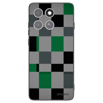 Picasee crna silikonska maskica za Motorola Edge 60 Pro - Block Grid