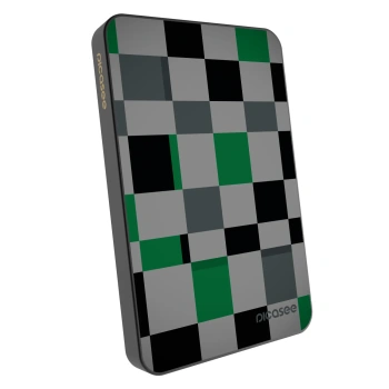 Prijenosni punjač s MagSafe 5 000 mAh Sivo - Block Grid