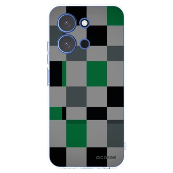Picasee silikonska prozirna maskica za Xiaomi Redmi 15C 4G - Block Grid