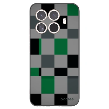 Picasee crna silikonska maskica za Xiaomi 15T Pro - Block Grid