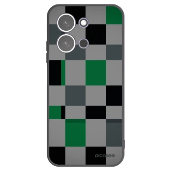 Picasee crna silikonska maskica za Xiaomi Redmi 15C 5G - Block Grid
