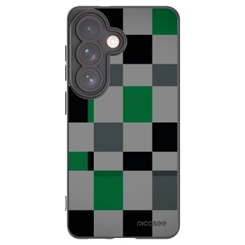 Picasee crna silikonska maskica za Samsung Galaxy S26 - Block Grid