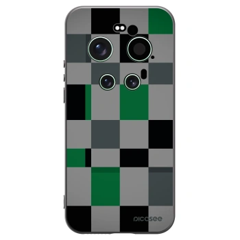 Picasee crna silikonska maskica za Xiaomi 17 Ultra - Block Grid