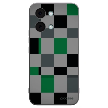 Picasee crna silikonska maskica za Xiaomi Poco X8 Pro Max - Block Grid