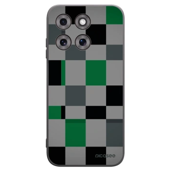 Picasee crna silikonska maskica za Motorola Moto G77 - Block Grid