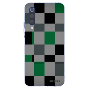 Picasee silikonska prozirna maskica za Xiaomi Mi 9 SE - Block Grid