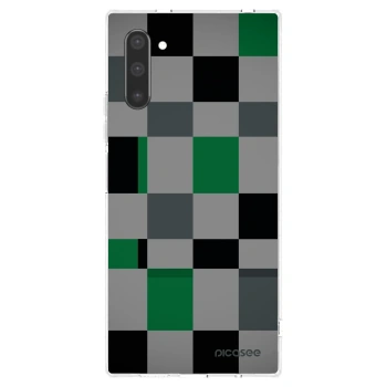 Picasee silikonska prozirna maskica za Samsung Galaxy Note 10 N970F - Block Grid