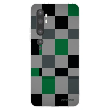 Picasee silikonska prozirna maskica za Xiaomi Mi Note 10 (Pro) - Block Grid