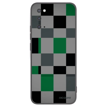 Picasee crna silikonska maskica za Samsung Galaxy S20 G980F - Block Grid