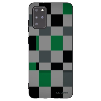Picasee crna silikonska maskica za Samsung Galaxy S20+ G985F - Block Grid