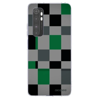Picasee silikonska prozirna maskica za Xiaomi Mi Note 10 Lite - Block Grid