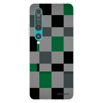 Picasee silikonska prozirna maskica za Xiaomi Mi 10 - Block Grid
