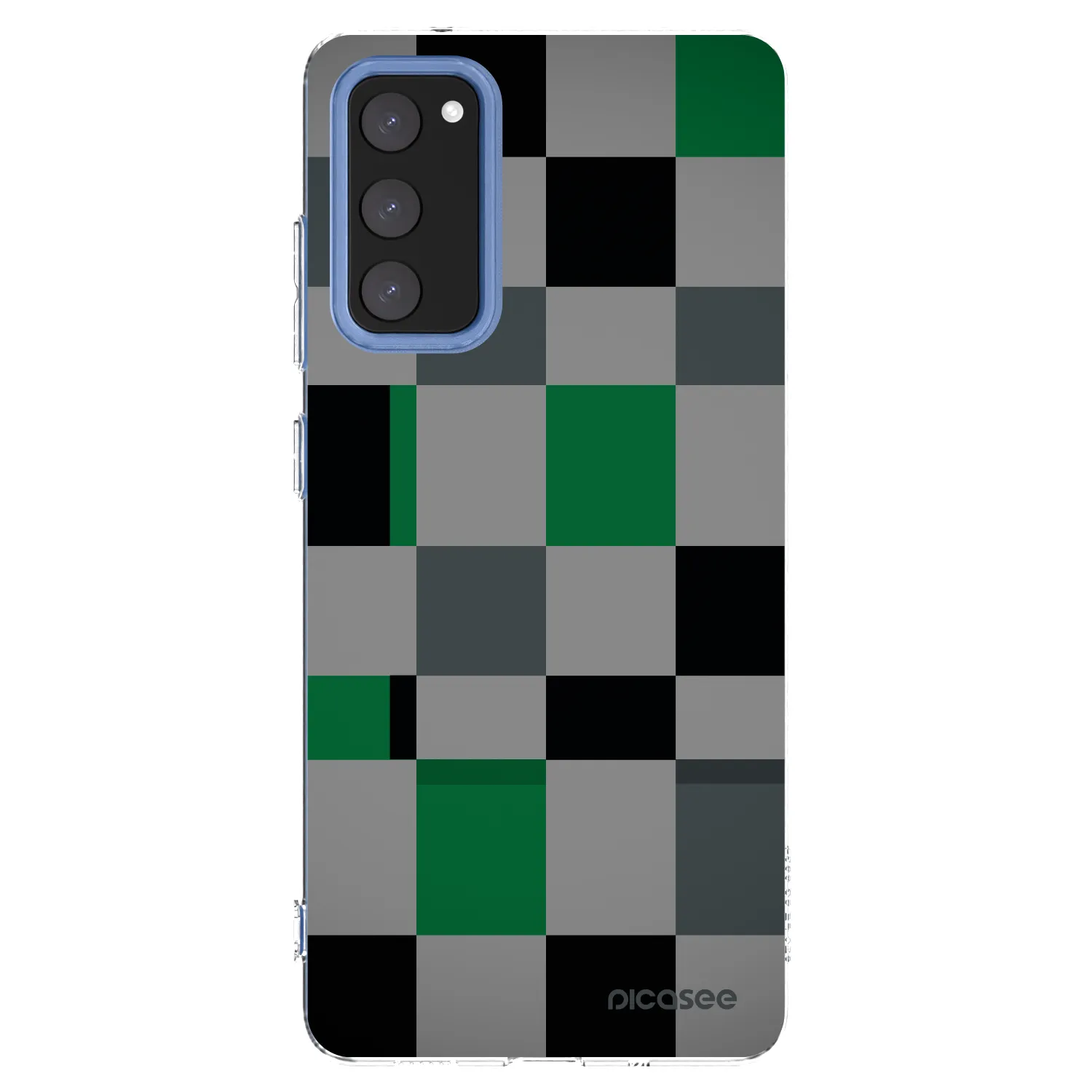 Picasee silikonska prozirna maskica za Samsung Galaxy S20 FE - Block Grid