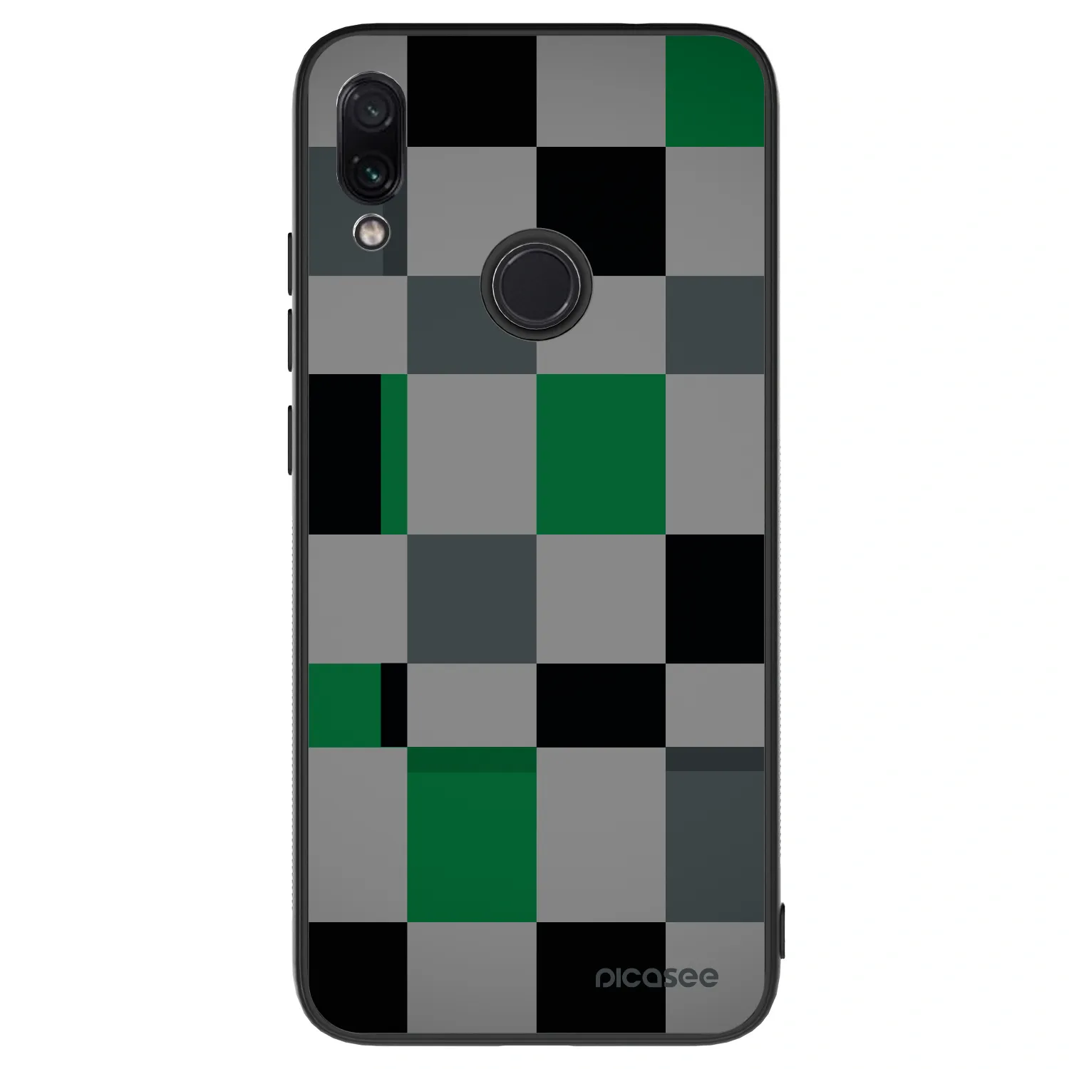 Picasee ULTIMATE CASE za Xiaomi Redmi Note 7 - Block Grid