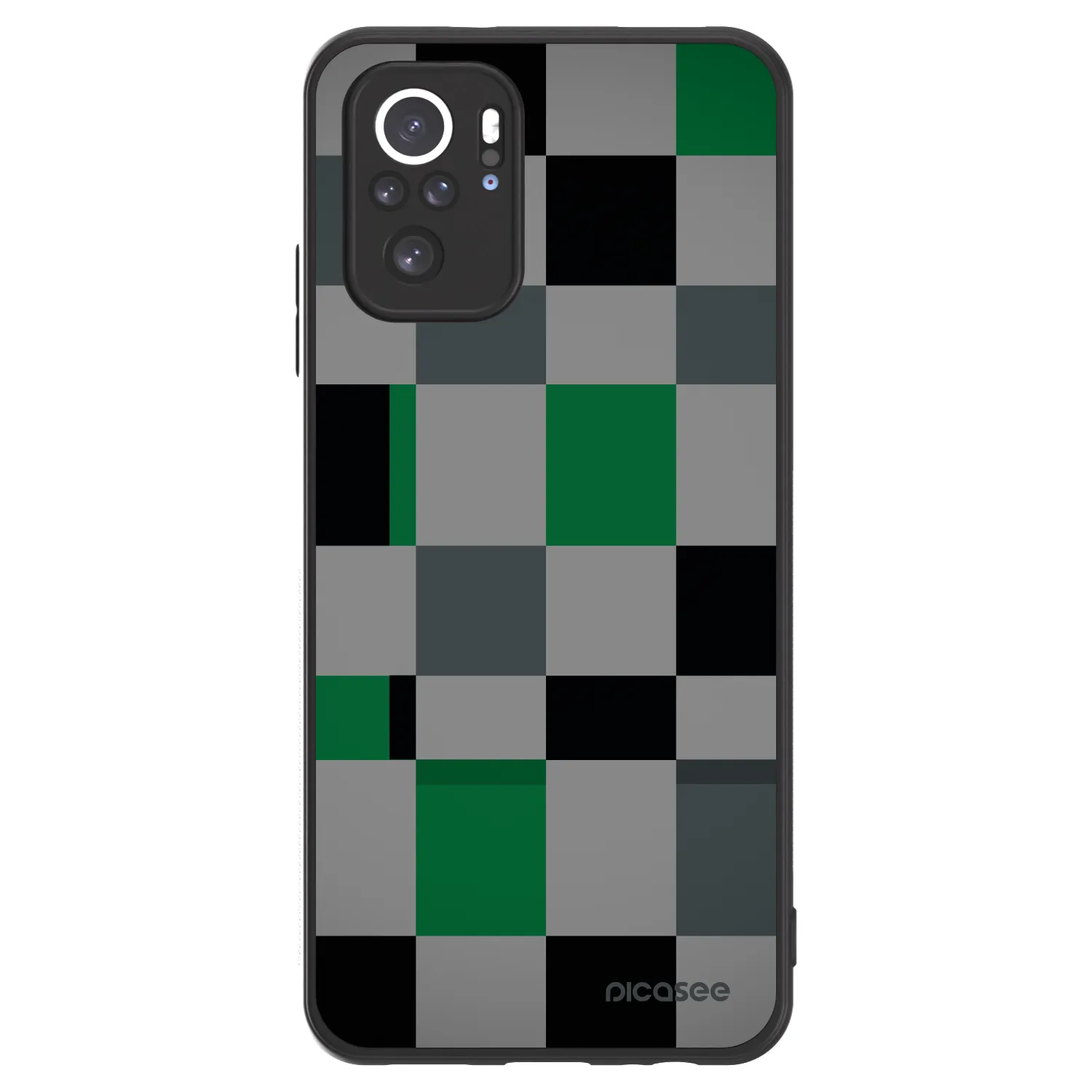 Picasee ULTIMATE CASE za Xiaomi Redmi Note 10 - Block Grid