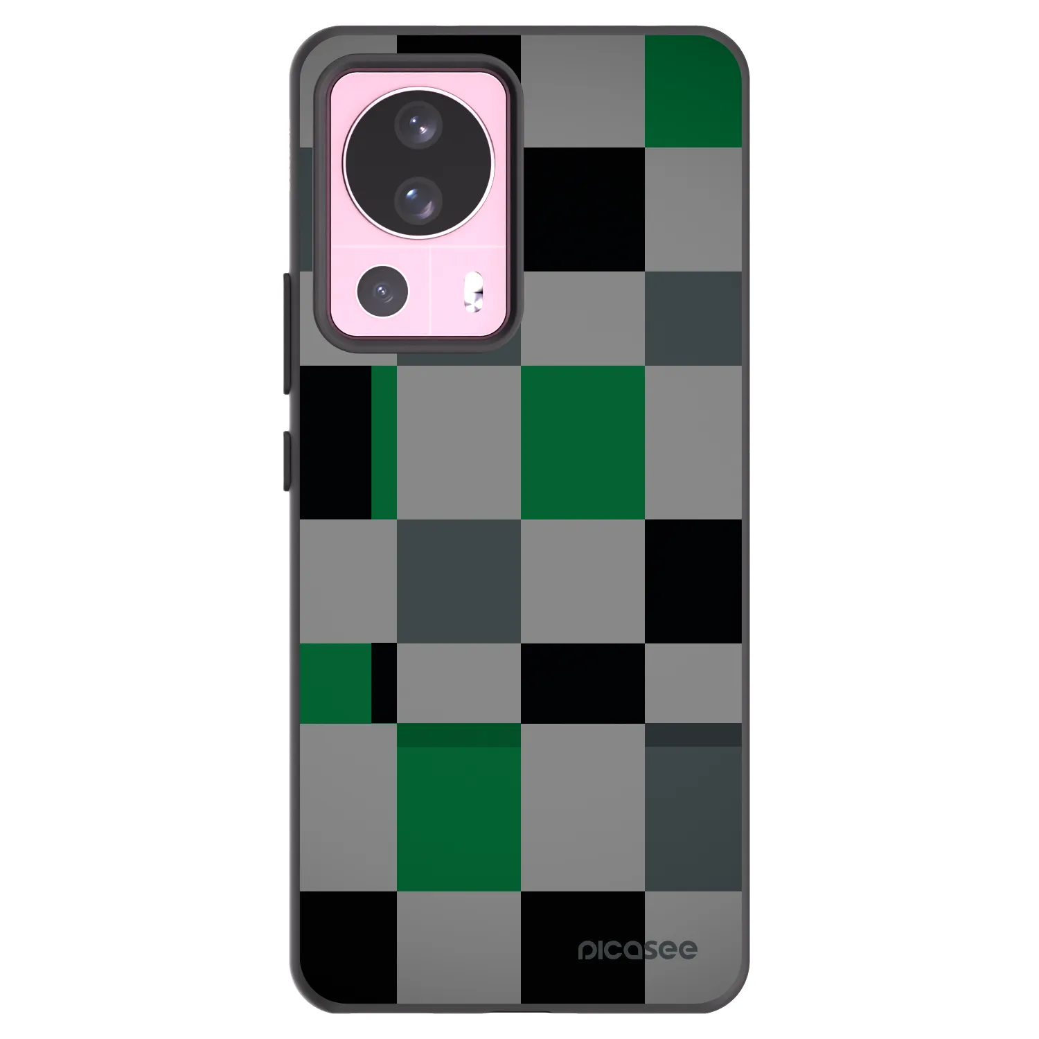 Picasee crna silikonska maskica za Xiaomi 13 Lite - Block Grid