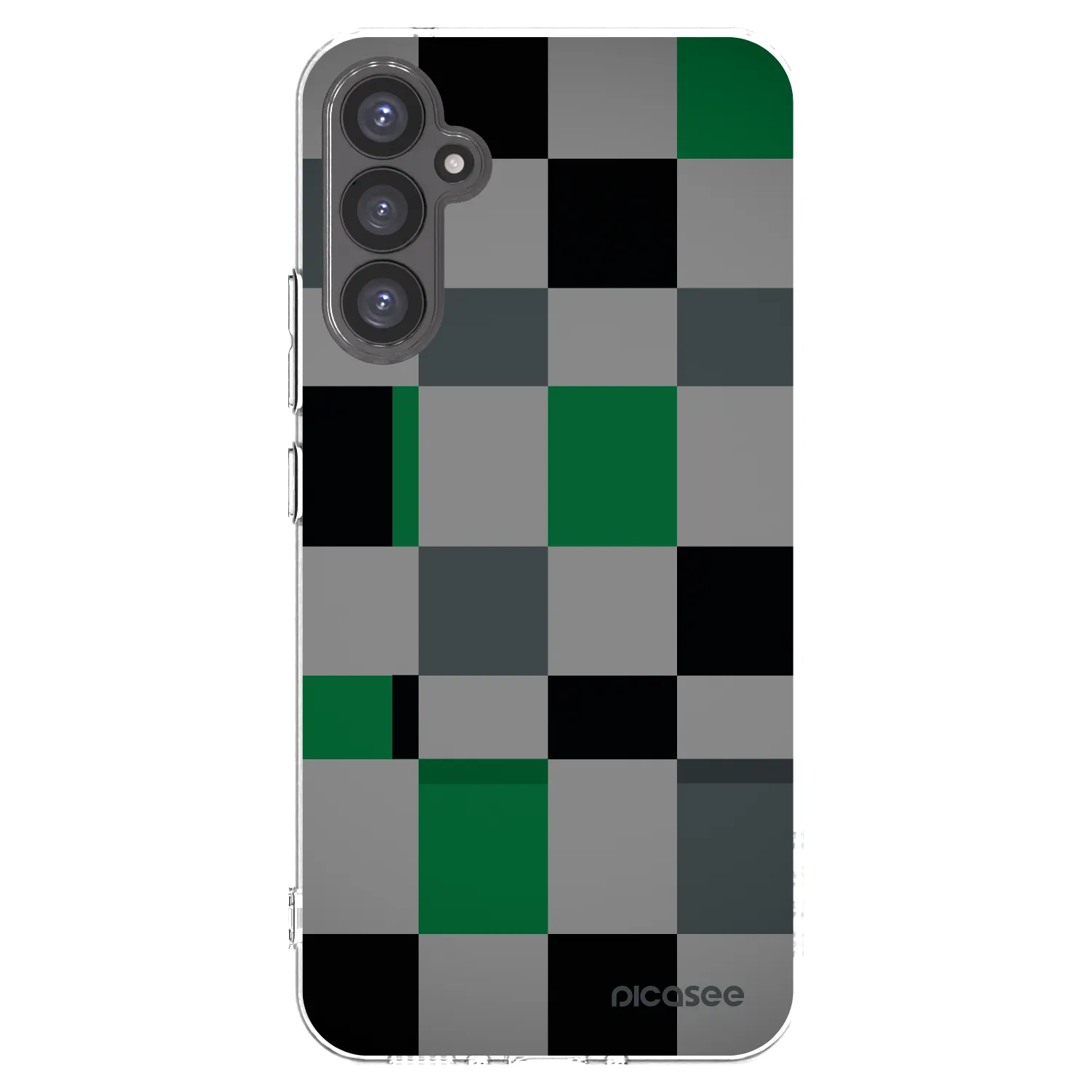 Picasee silikonska prozirna maskica za Samsung Galaxy A34 5G A346B - Block Grid