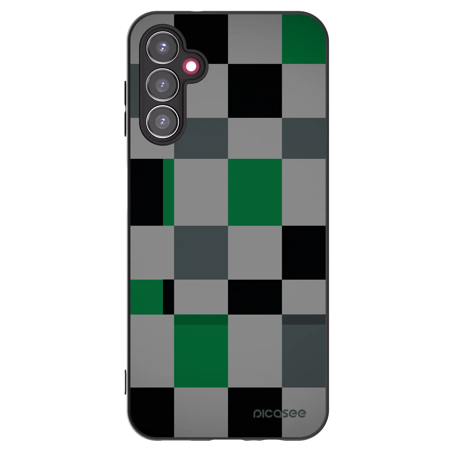 Picasee crna silikonska maskica za Samsung Galaxy A14 5G A146P - Block Grid