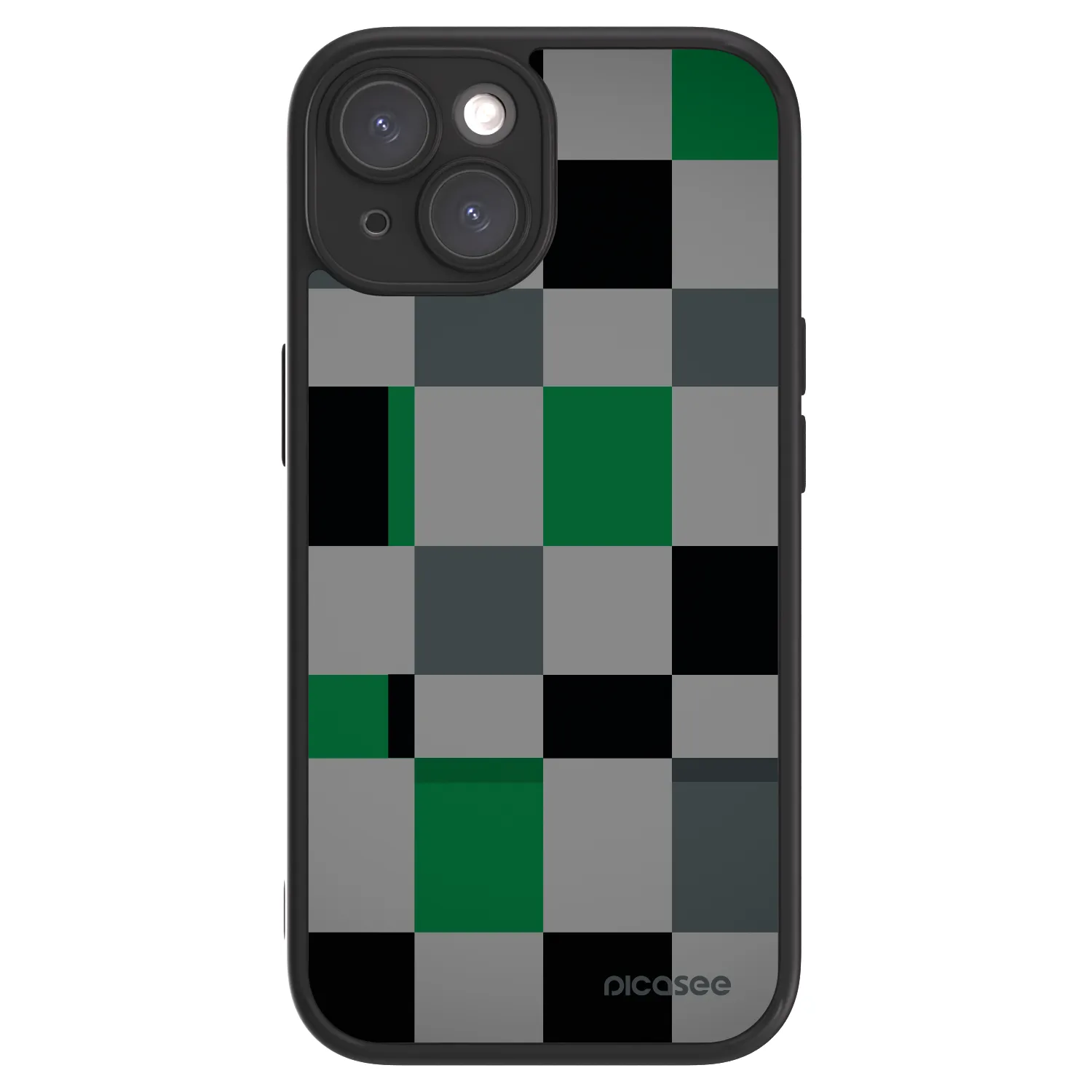 Picasee ULTIMATE CASE za Apple iPhone 15 - Block Grid