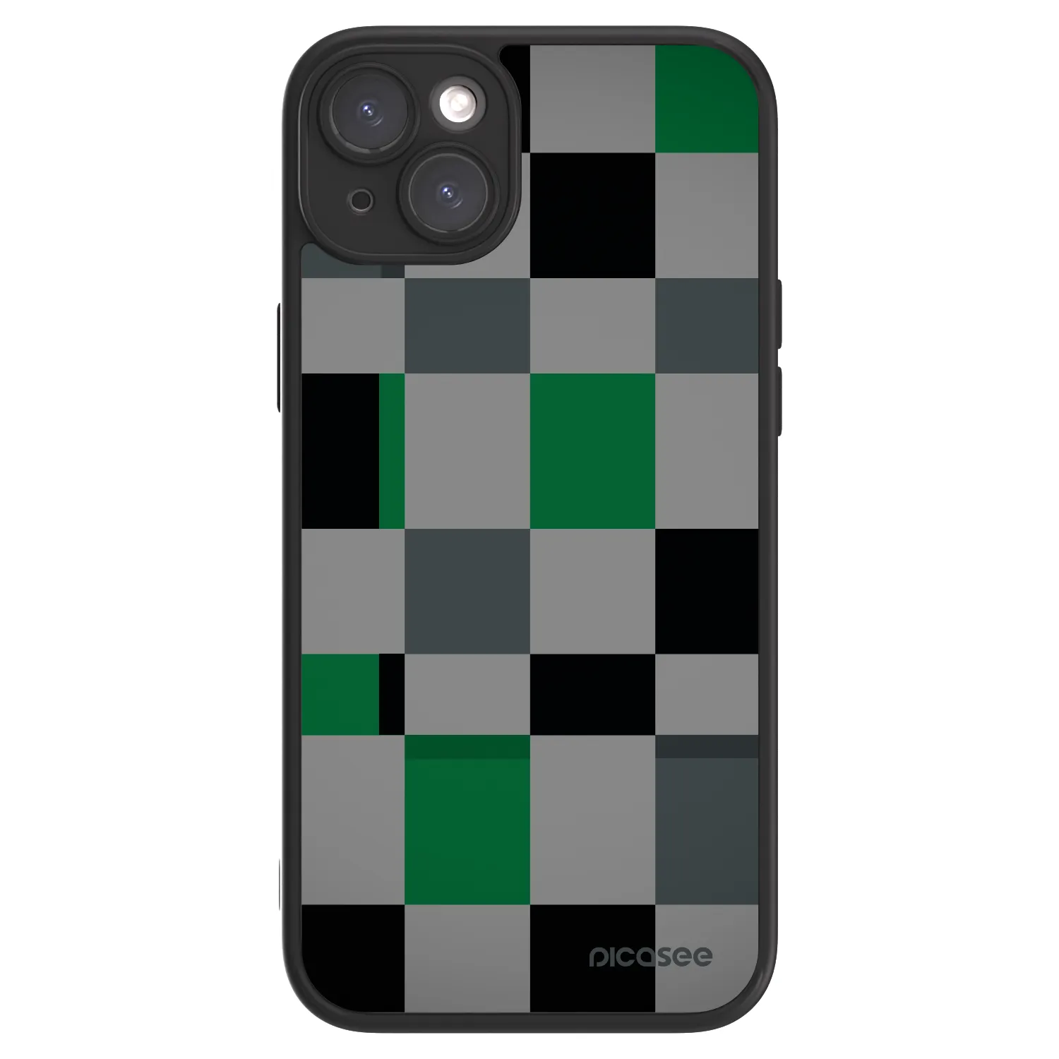 Picasee ULTIMATE CASE MagSafe za Apple iPhone 15 Plus - Block Grid