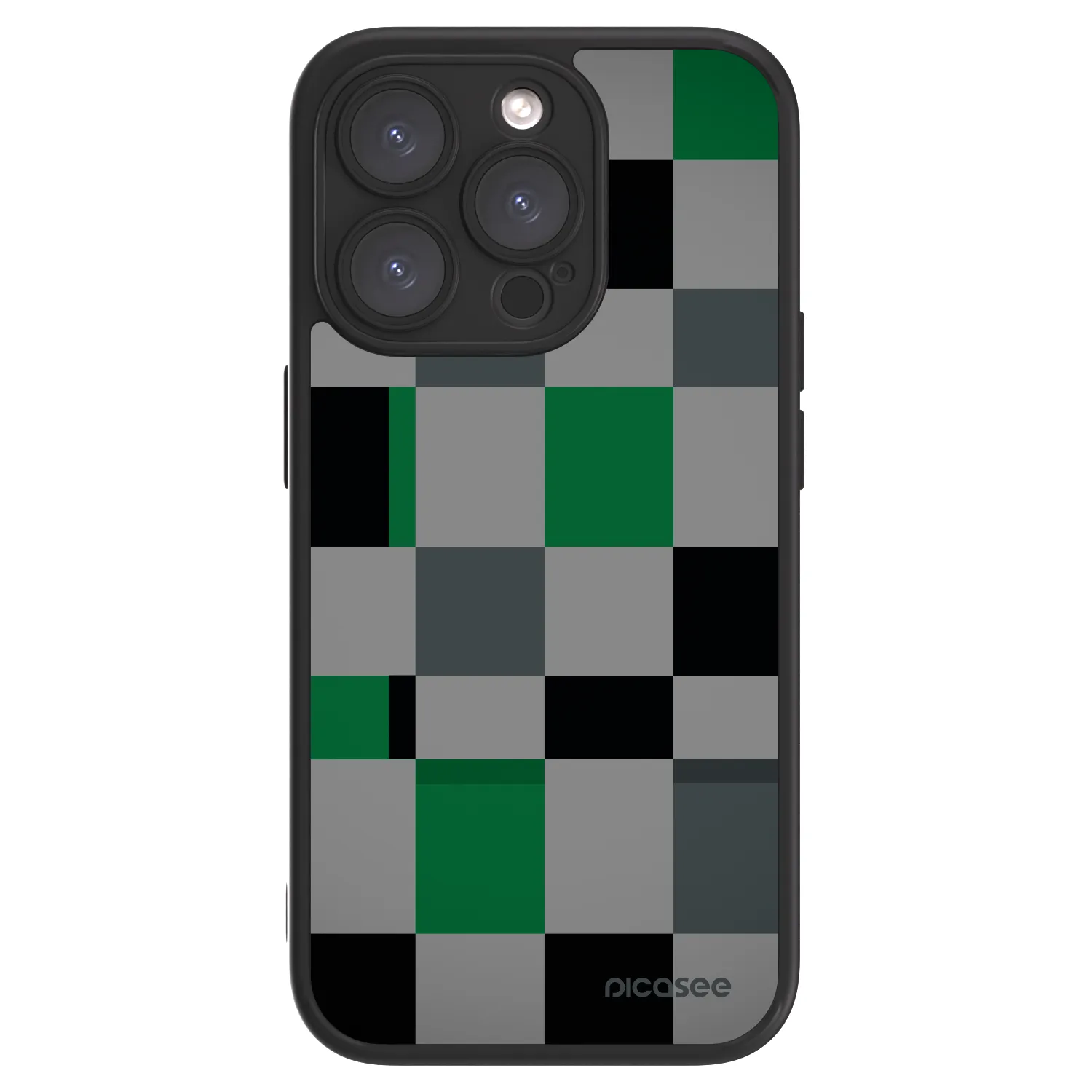 Picasee ULTIMATE CASE MagSafe za Apple iPhone 15 Pro - Block Grid