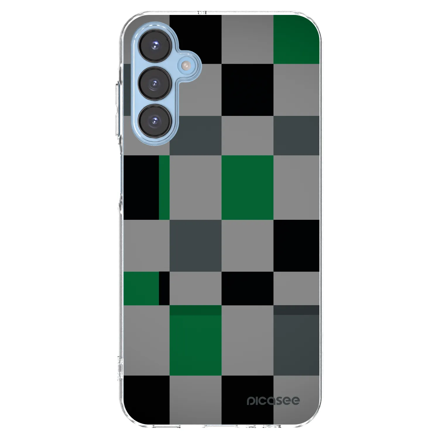 Picasee silikonska prozirna maskica za Samsung Galaxy A15 A156B 5G - Block Grid