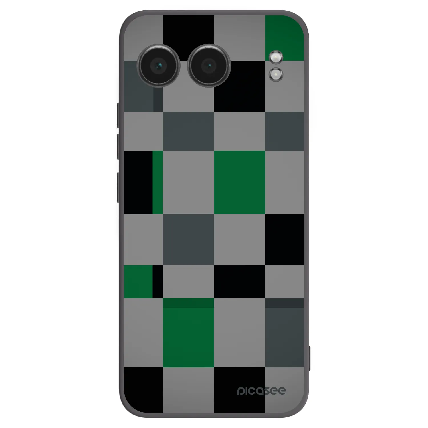 Picasee crna silikonska maskica za OnePlus Nord 4 - Block Grid