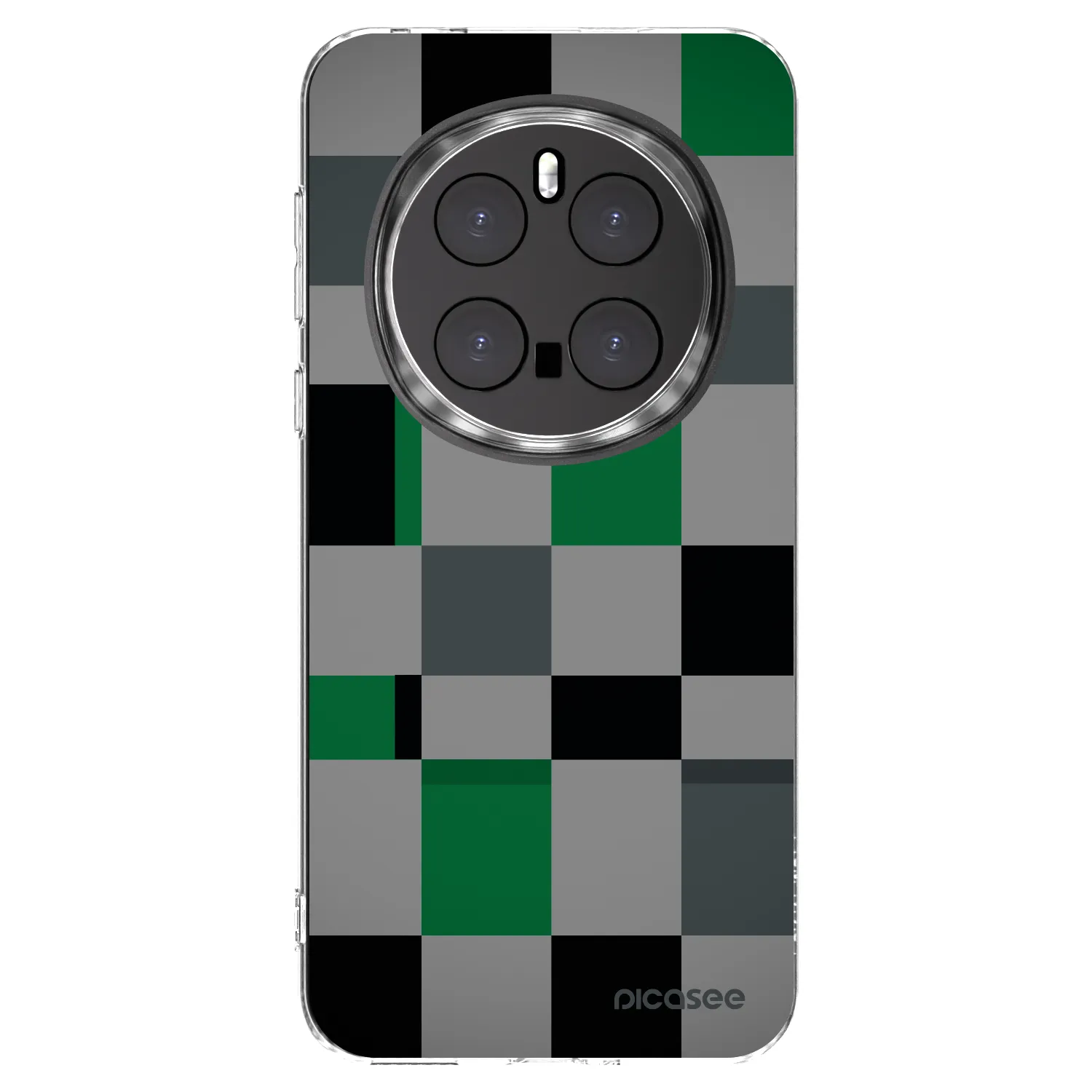 Picasee silikonska prozirna maskica za Honor Magic7 Pro 5G - Block Grid