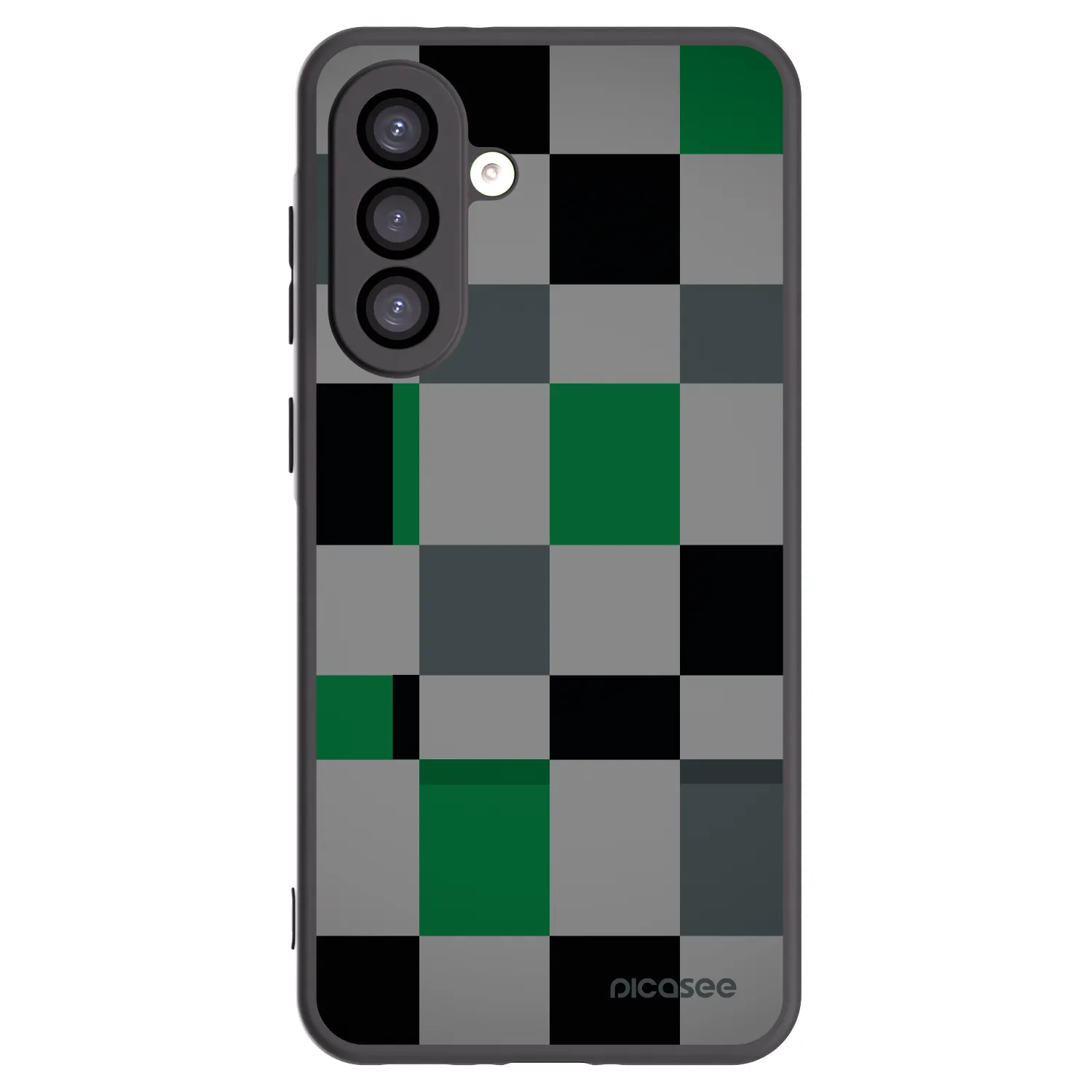 Picasee crna silikonska maskica za Samsung Galaxy A26 5G A266B - Block Grid