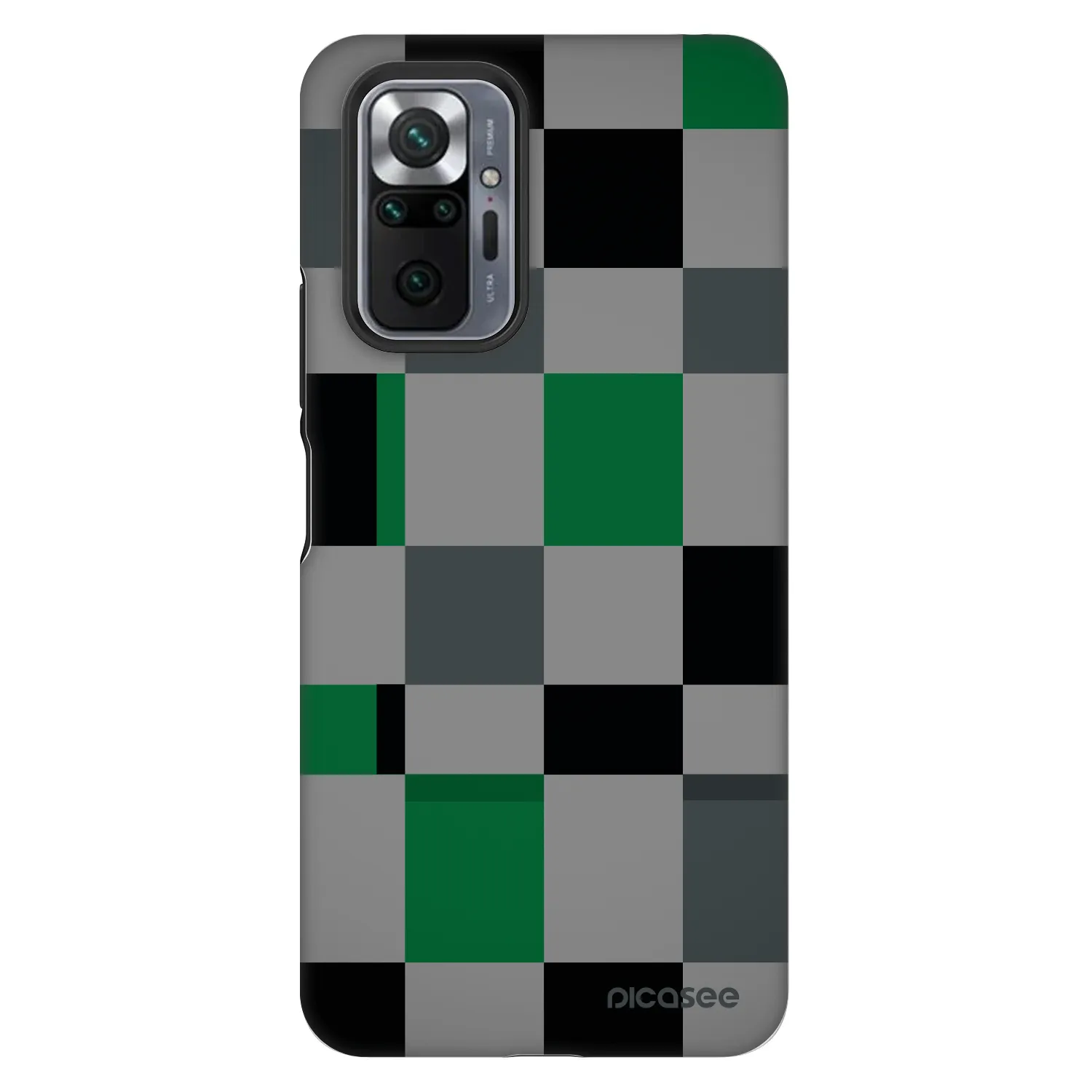 Picasee Fashion Case za Xiaomi Redmi Note 10 Pro - Block Grid