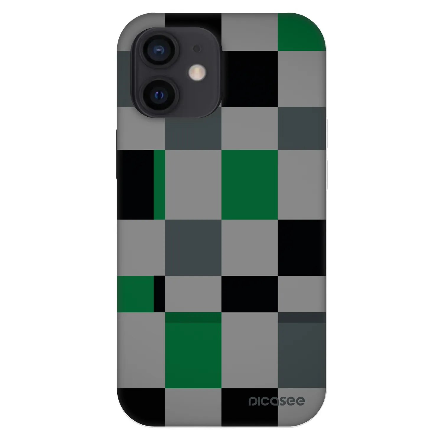Picasee Fashion Case za Apple iPhone 12 mini - Block Grid