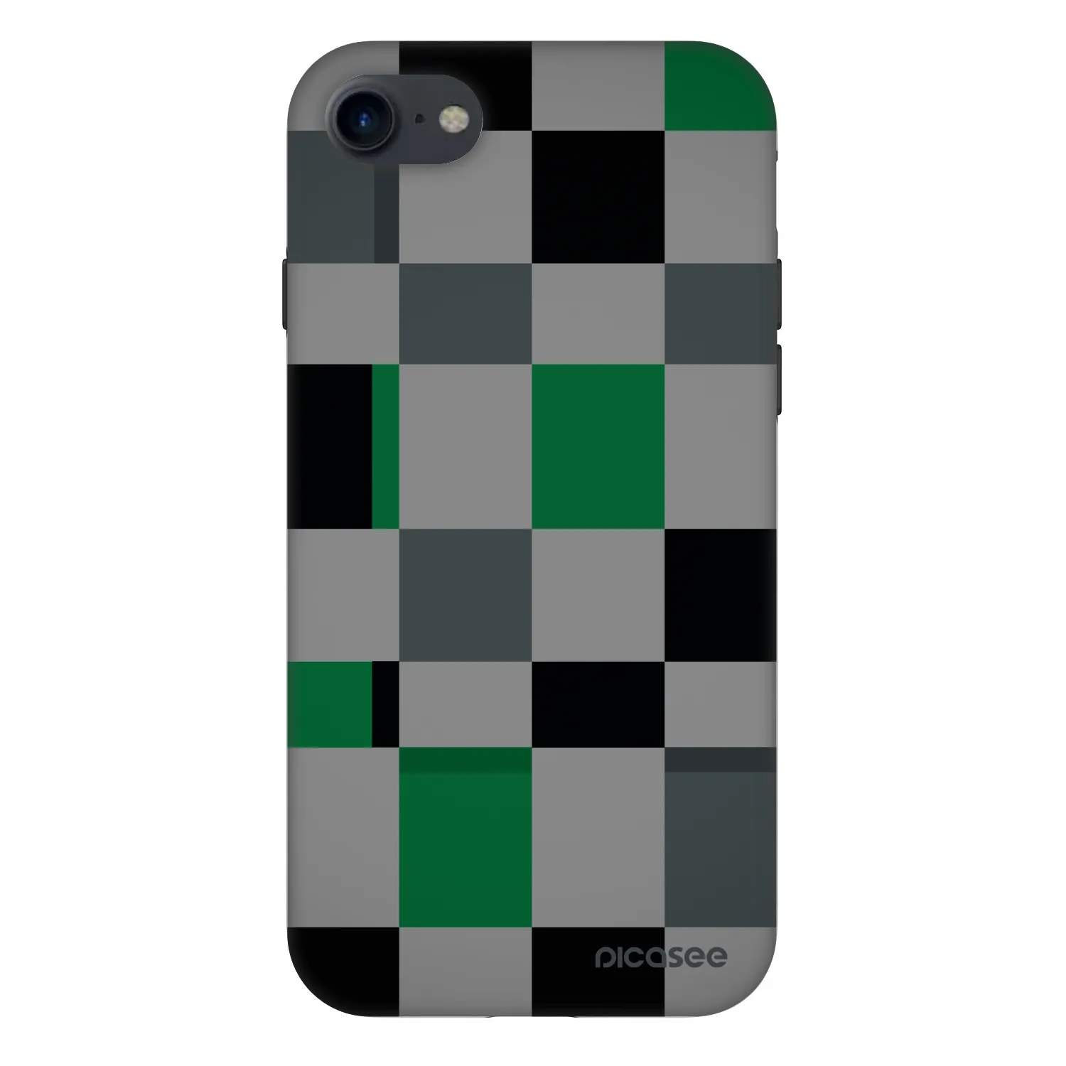 Picasee Fashion Case za Apple iPhone SE 2022 - Block Grid