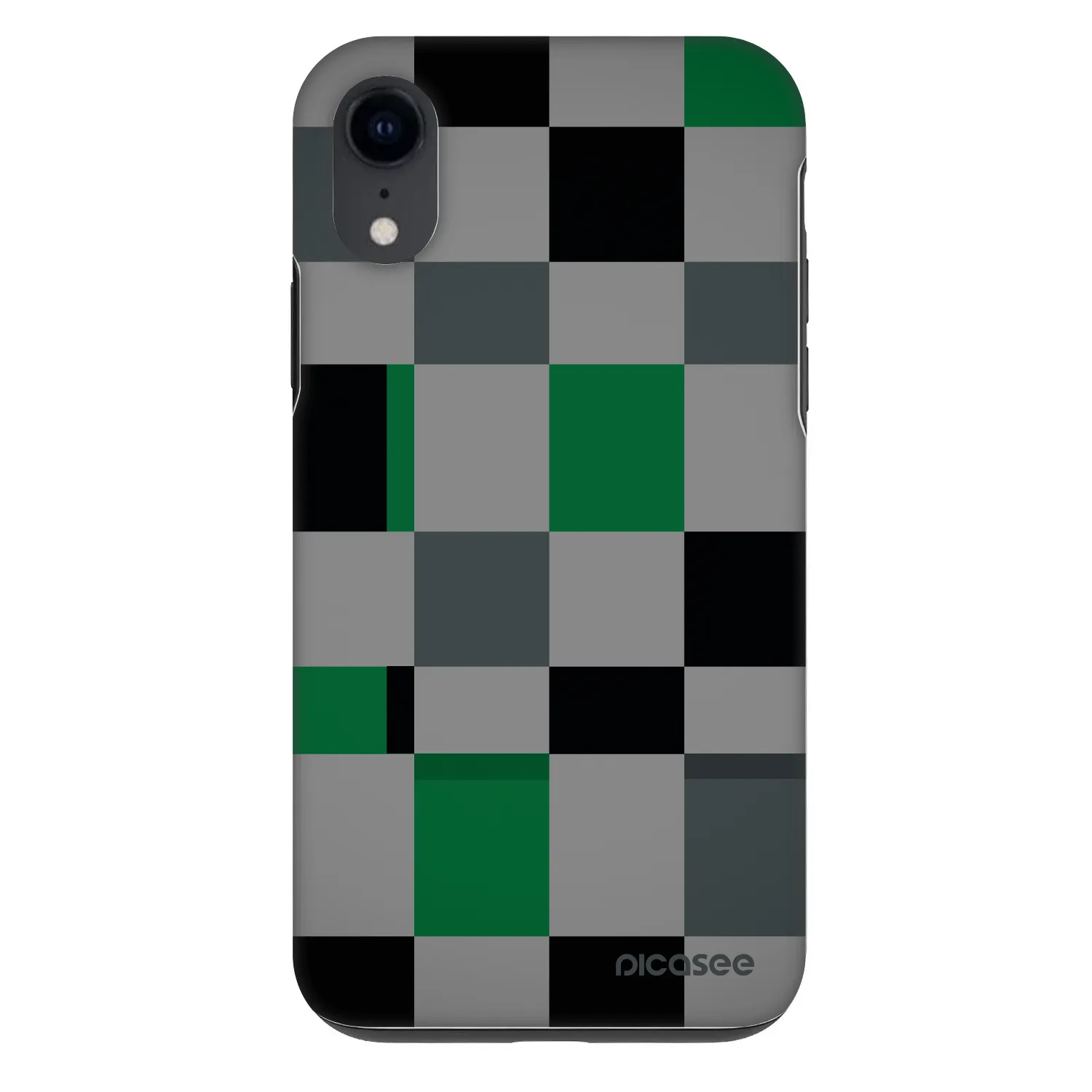 Picasee Fashion Case za Apple iPhone XR - Block Grid