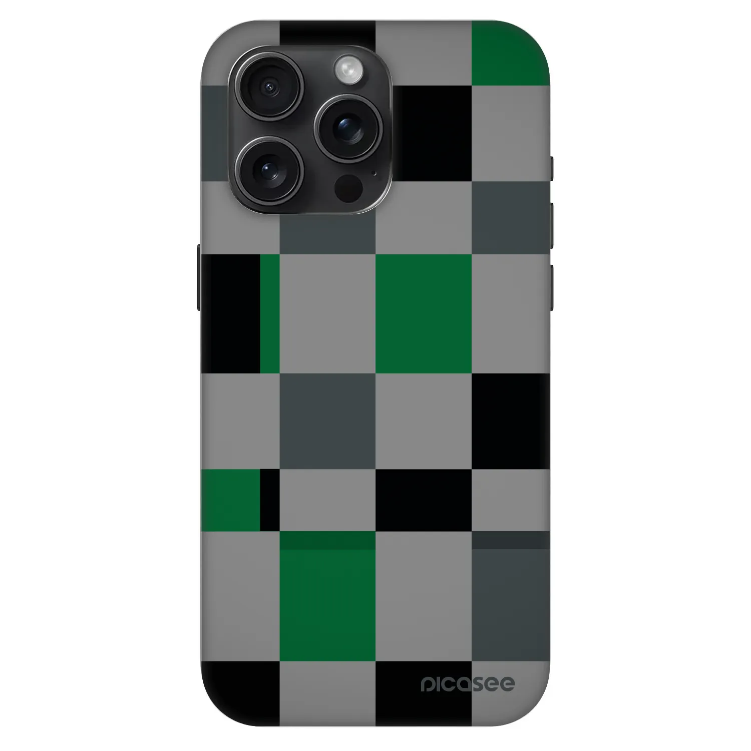Picasee Fashion Case MagSafe za Apple iPhone 15 Pro Max - Block Grid