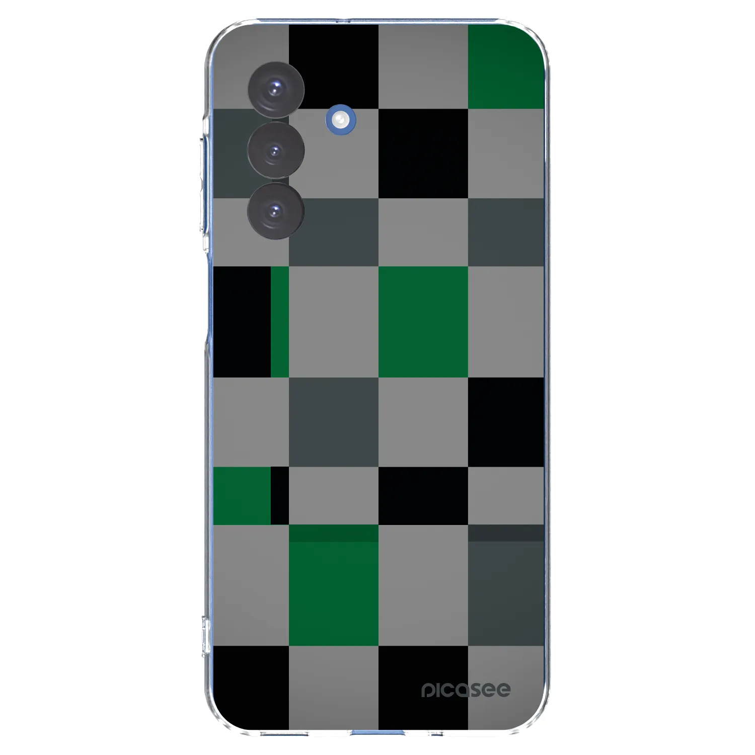 Picasee silikonska prozirna maskica za Samsung Galaxy A17 5G - Block Grid