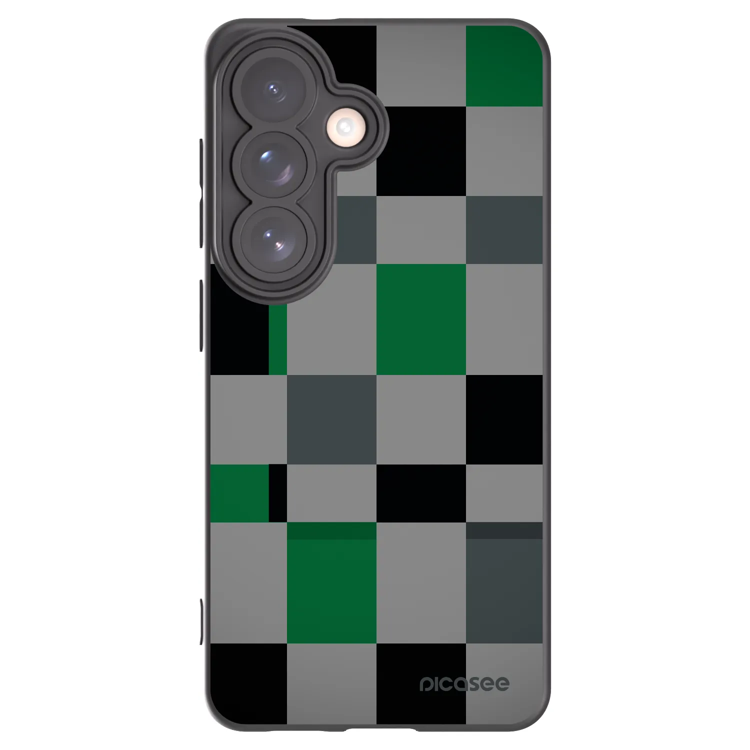 Picasee crna silikonska maskica za Samsung Galaxy S26 - Block Grid