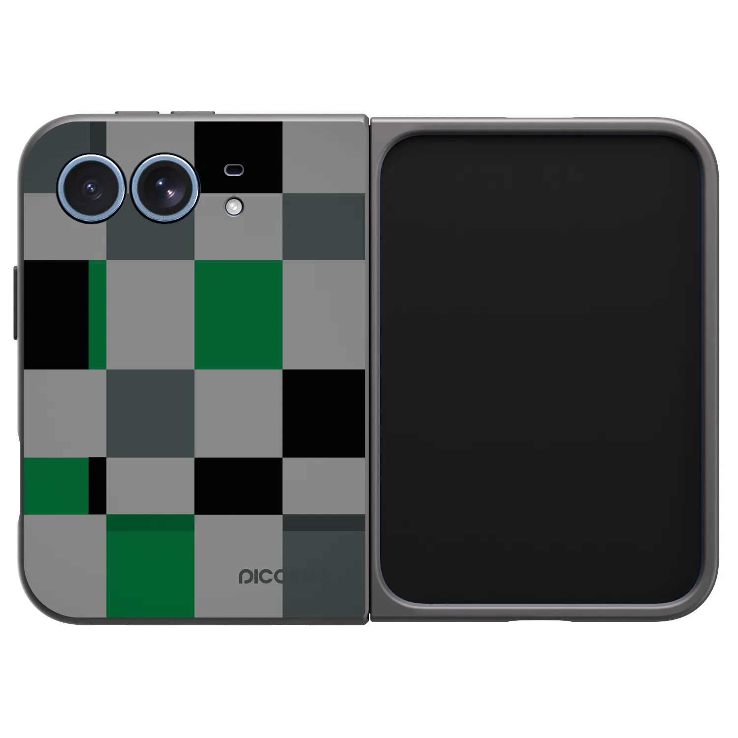 Picasee crna silikonska maskica za Apple iPhone Ultra - Block Grid
