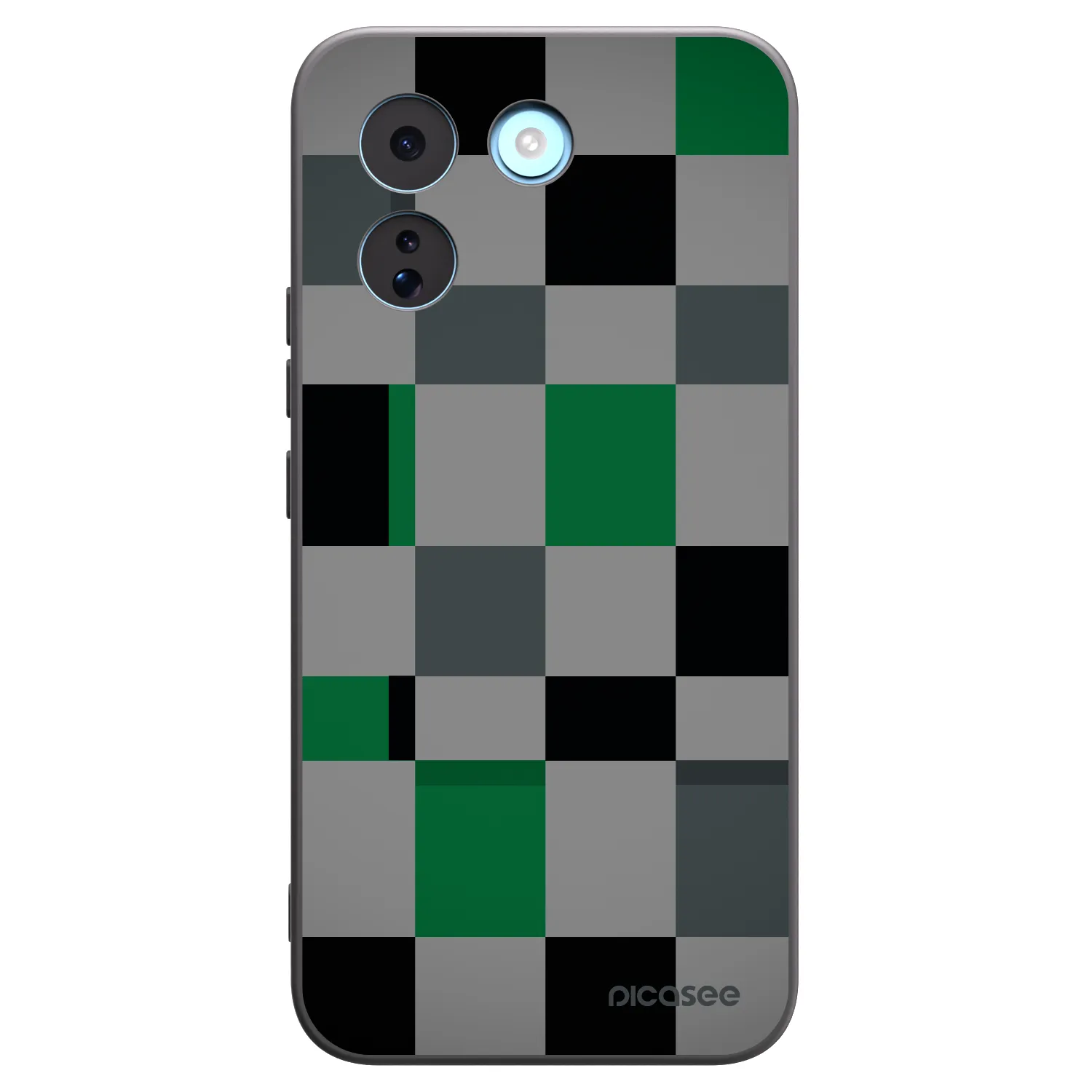 Picasee crna silikonska maskica za Xiaomi Redmi Note 17 Pro MAX 5G - Block Grid