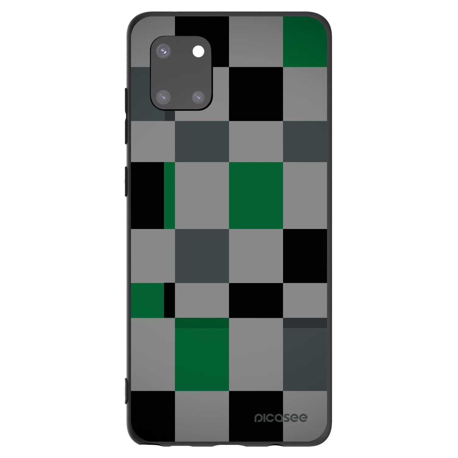 Picasee crna silikonska maskica za Samsung Galaxy Note 10 Lite N770F - Block Grid