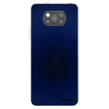 Picasee crna silikonska maskica za Xiaomi Poco X3 - Deep Ocean