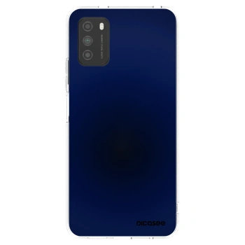 Picasee silikonska prozirna maskica za Xiaomi Poco M3 - Deep Ocean