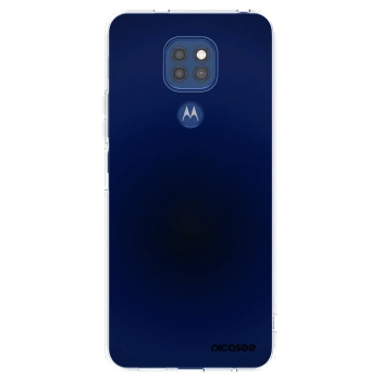 Picasee silikonska prozirna maskica za Motorola Moto G9 Play - Deep Ocean
