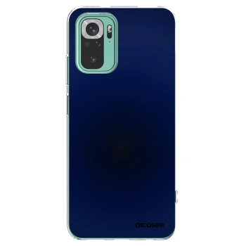 Picasee silikonska prozirna maskica za Xiaomi Redmi Note 10 Pro - Deep Ocean
