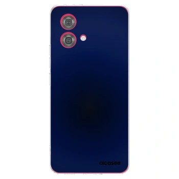 Picasee silikonska prozirna maskica za Motorola Moto G84 5G - Deep Ocean